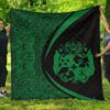 Tonga Coat Of Arms Polynesian Premium Quilt  Circle Style  06 J2  Quilt